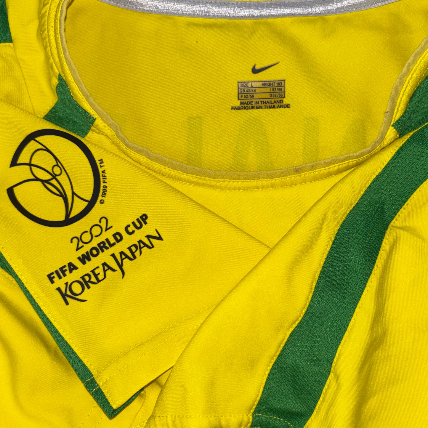 2002/03 Brazil Home Shirt - Ronaldo Nazario - L