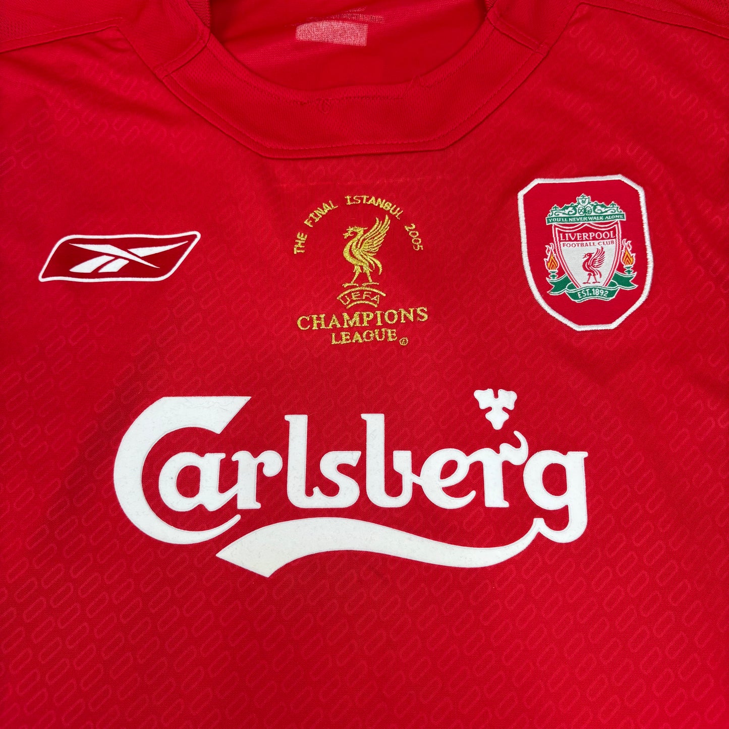 2005/06 Liverpool Home Shirt - Gerrard - XL