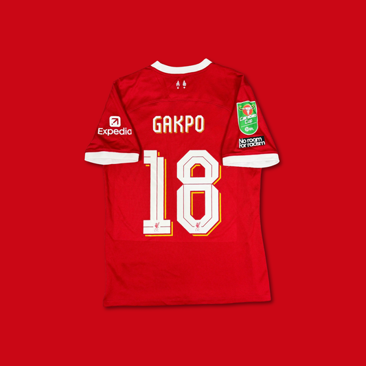 2023/24 Liverpool Home Shirt - Gakpo - M