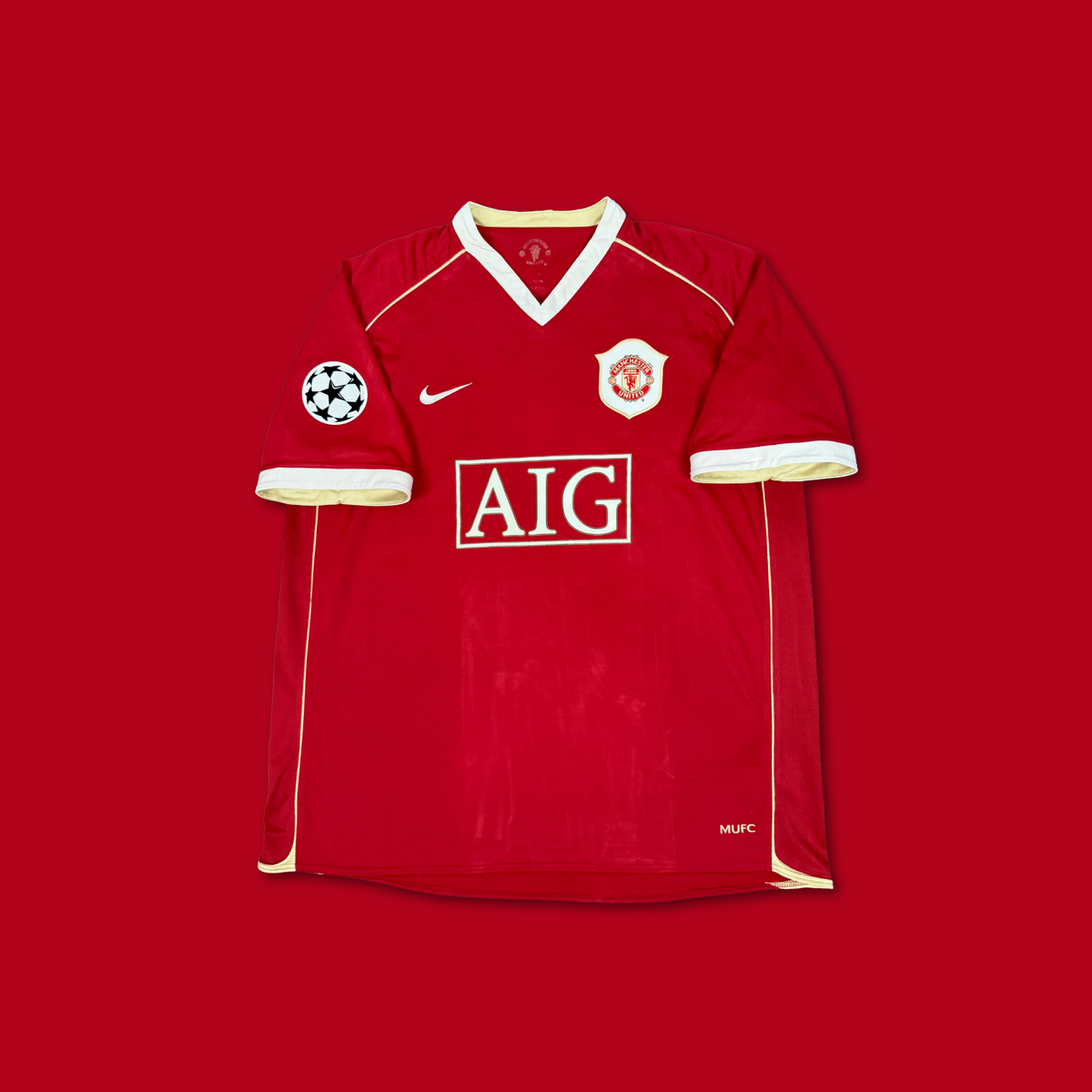 2006/07 Manchester United Home Shirt  - Cristiano Ronaldo - XL