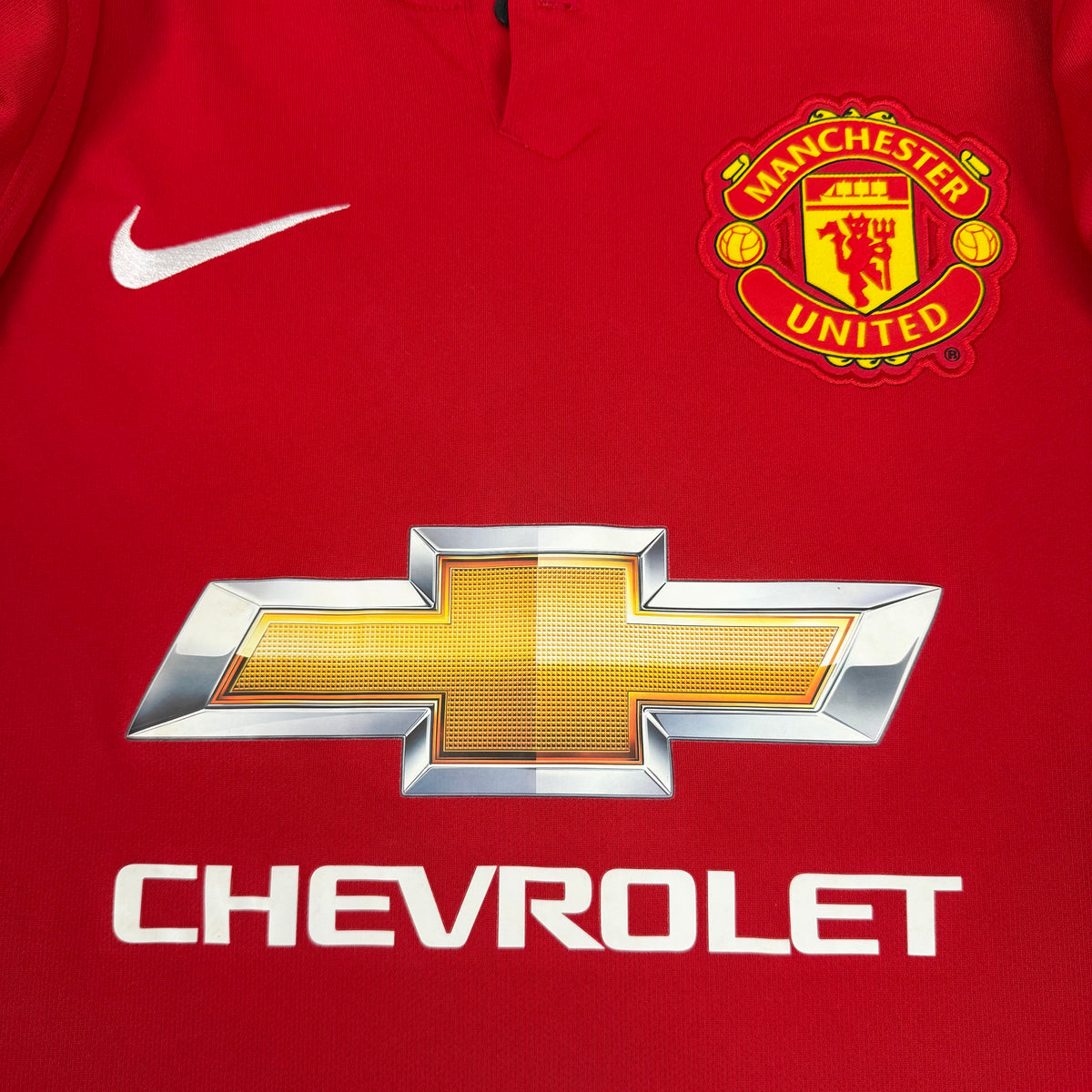 2014/15 Manchester United Home Longsleeve Shirt - Di Maria - S