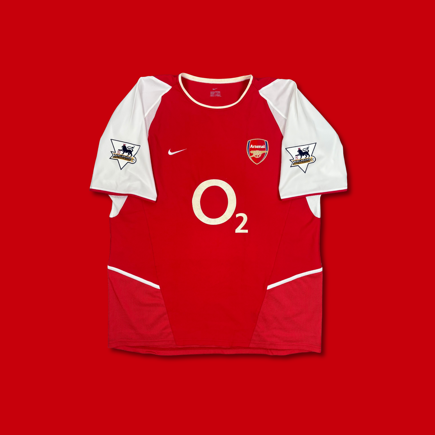 2003/04 Arsenal Home Shirt - Bergkamp - XL