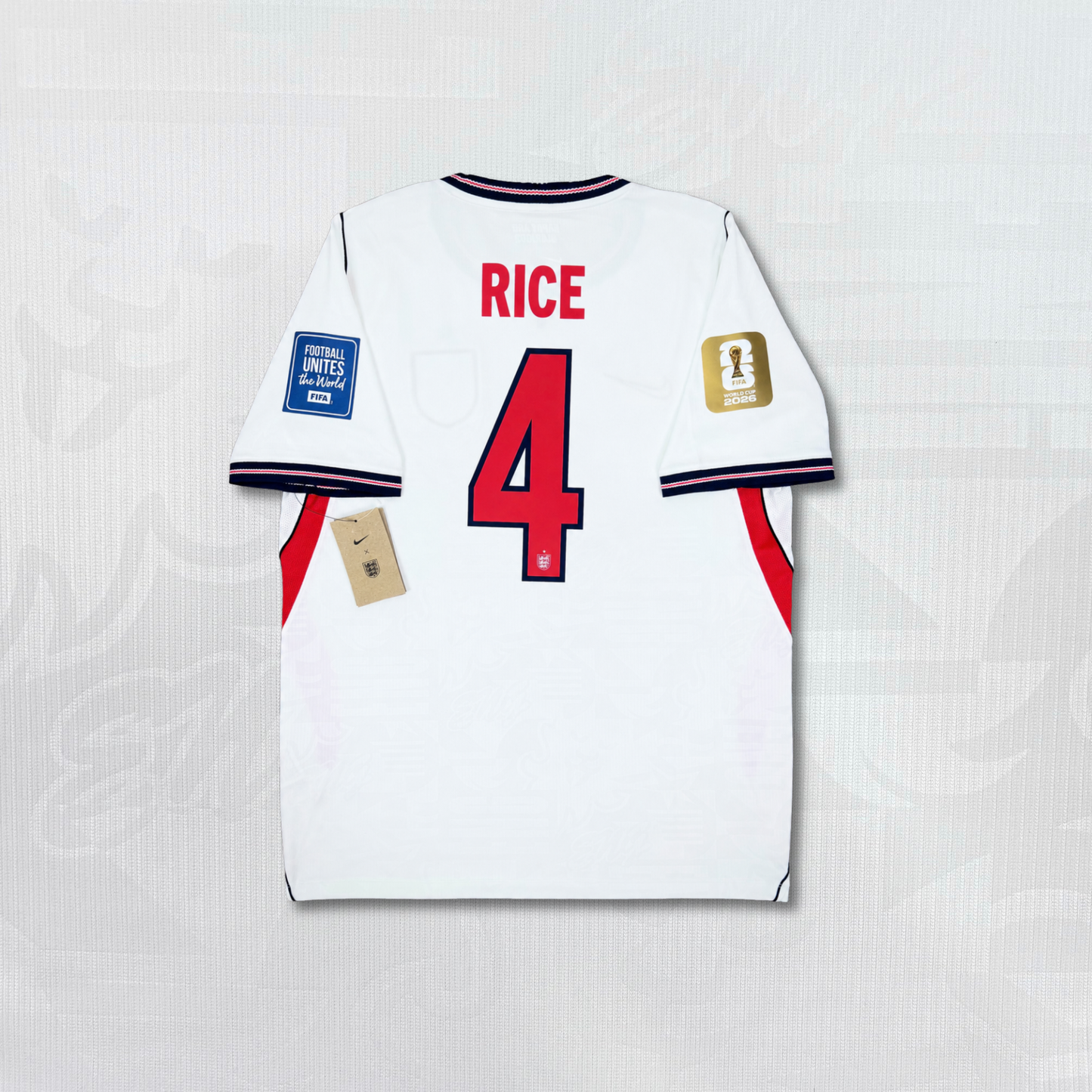 2026/27 England Home Shirt - Rice - New with Tag - L