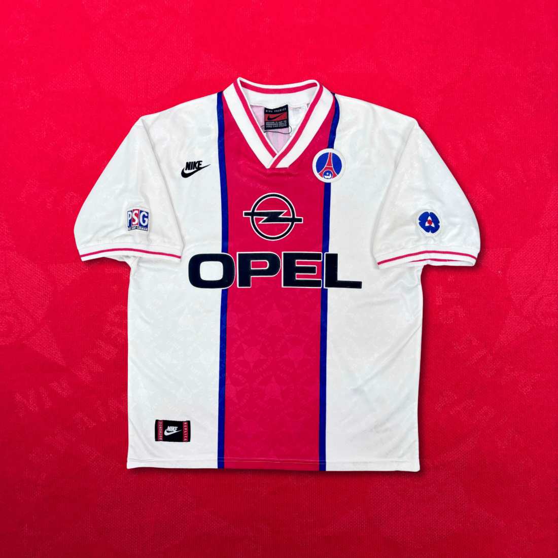 1995/96 Paris Saint Germain Away Shirt - Djorkaeff - L