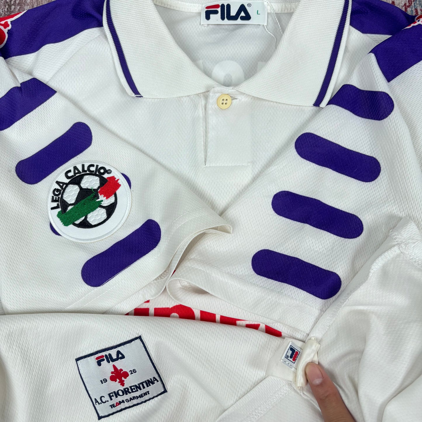 1998/99 Fiorentina Away Shirt - Batistuta - L
