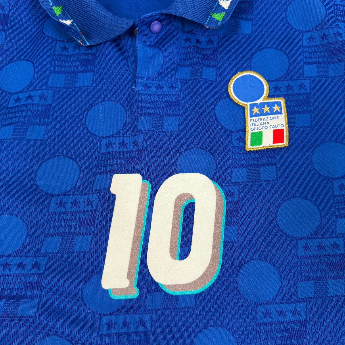 1994/95 Italy Home Shirt - Baggio - L