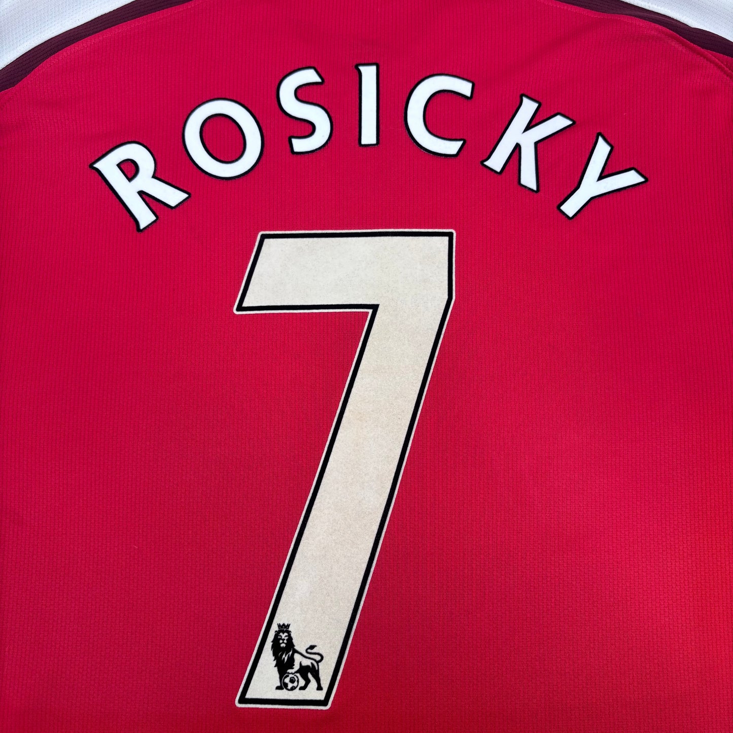 2008/10 Arsenal Home Longsleeve Shirt - Rosicky - L