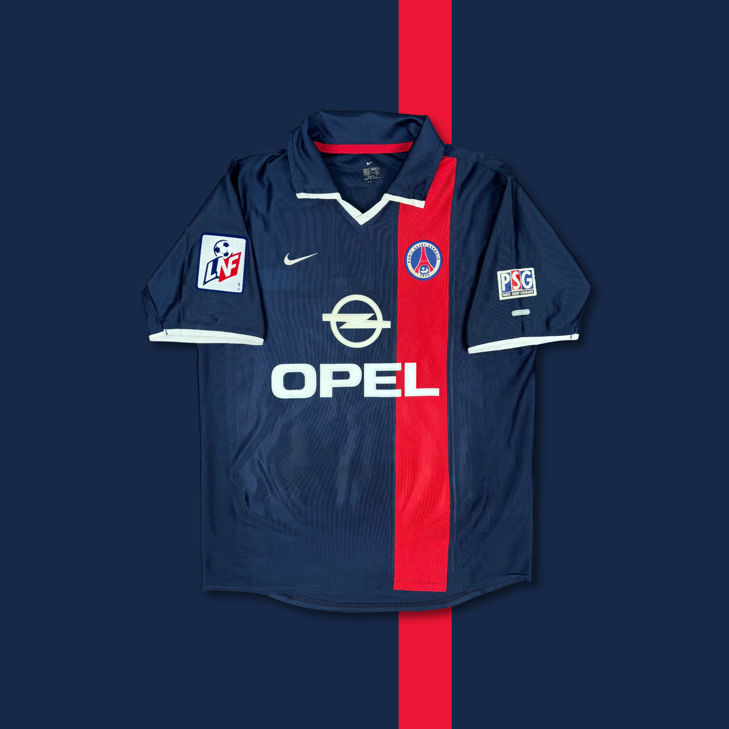 2001/02 Paris Saint Germain Home Shirt - Ronaldinho - M