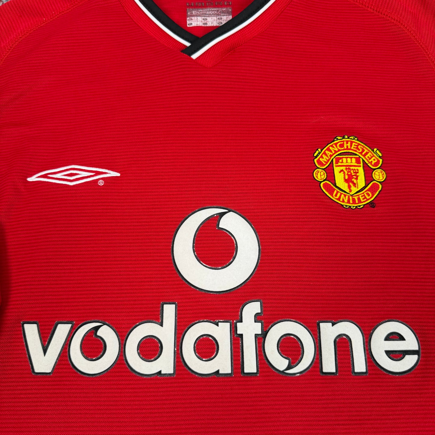 2000/01 Manchester United Home Shirt - Beckham - M