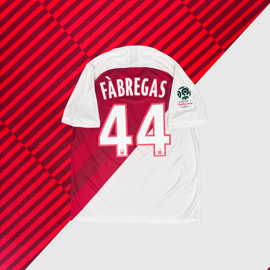 2018/19 AS Monaco Home Shirt - Fabregas - M