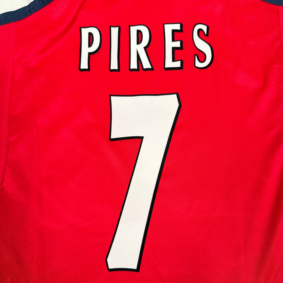2000/01 Arsenal Home Longsleeve Shirt - Pires - XL