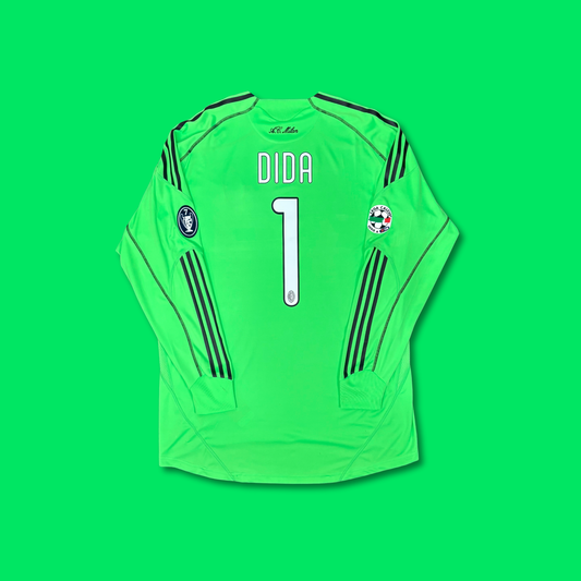 2009/10 AC Milan Goalkeeper Shirt - Player Issue - Dida - XL - New with Tag