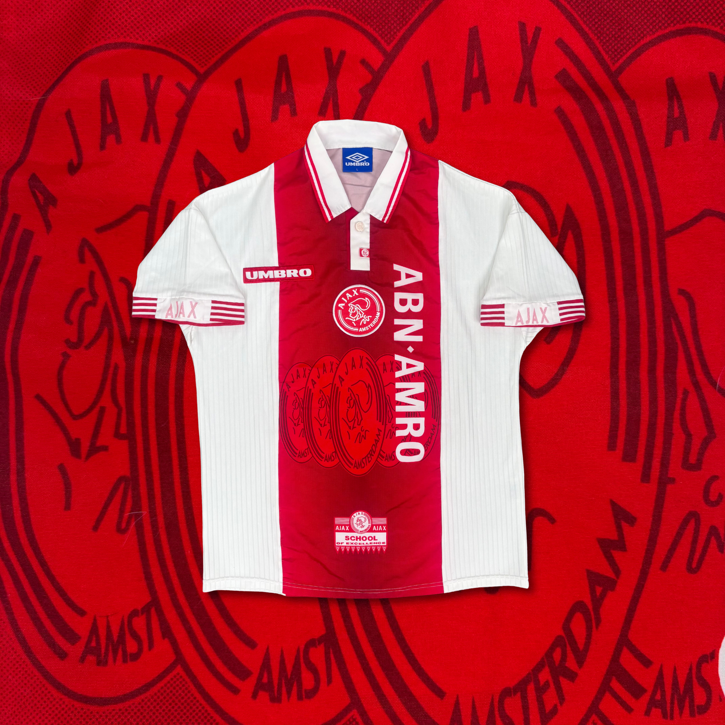 1997/1998 Ajax Amsterdam Home Shirt - Laudrup - L