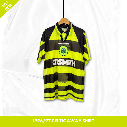 1996/97 Celtic Away Shirt - L