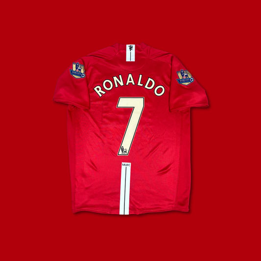 2007/08 Manchester United Home Shirt - Cristiano Ronaldo - L