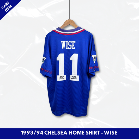 1993/94 Chelsea Home Shirt - Wise - XL