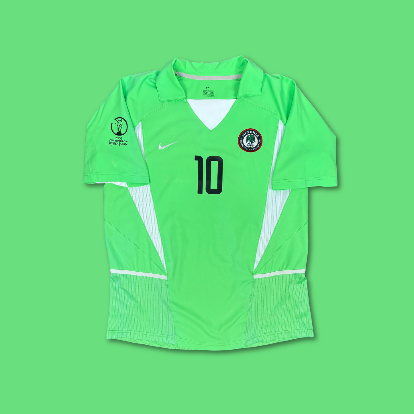 2002/03 Nigeria Home Shirt - Okocha - M