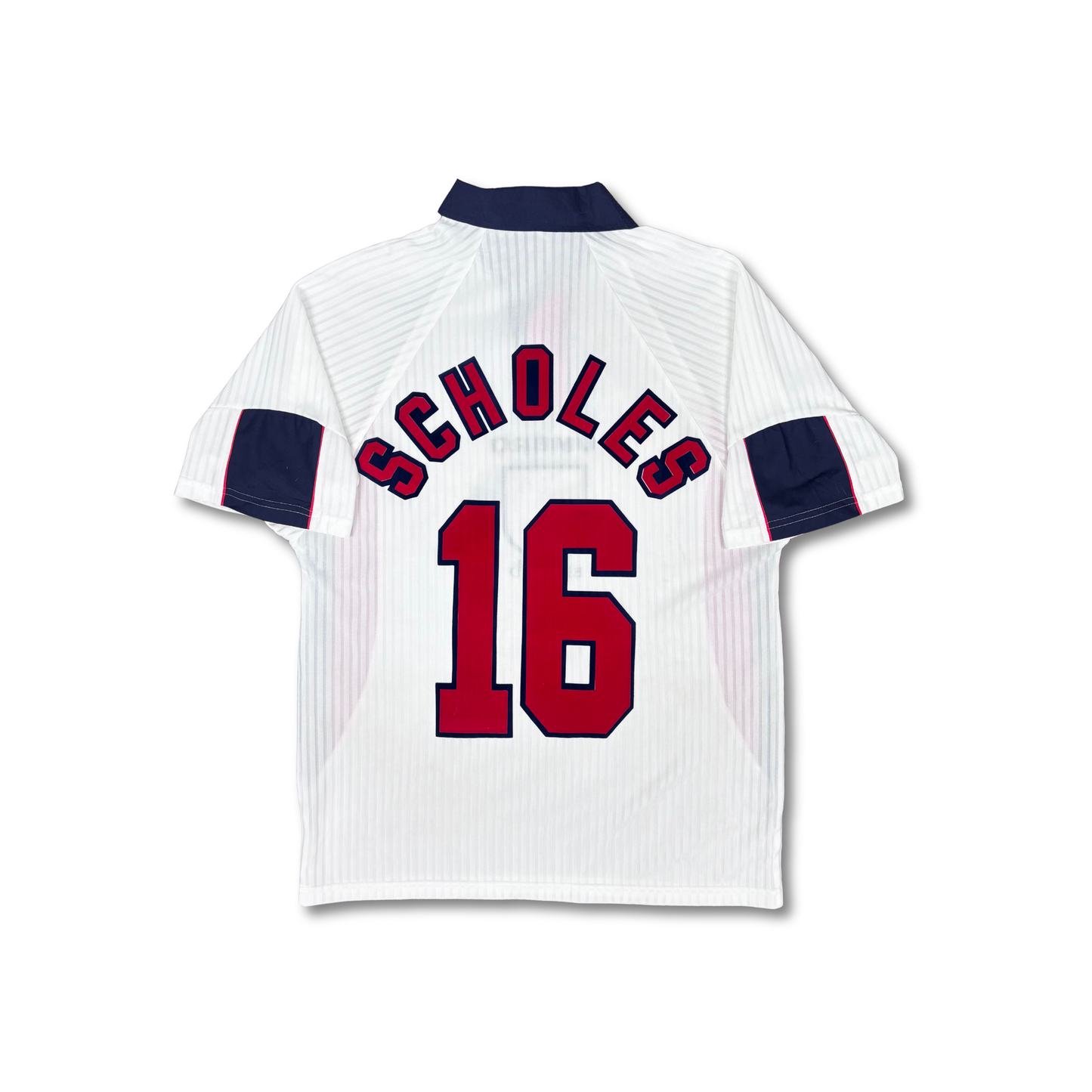 1998/99 England Home Shirt - Scholes - M