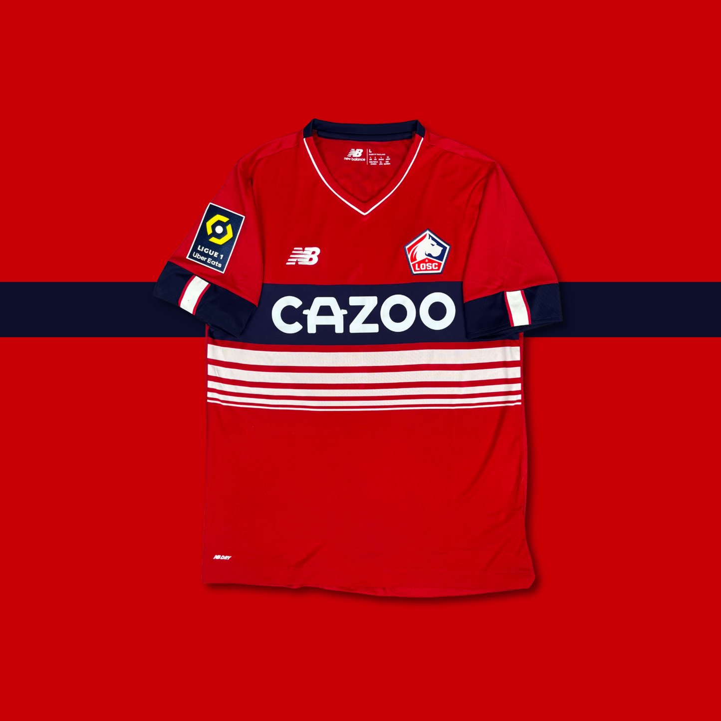 2022/23 LOSC Lile Home Shirt - Yoro - L