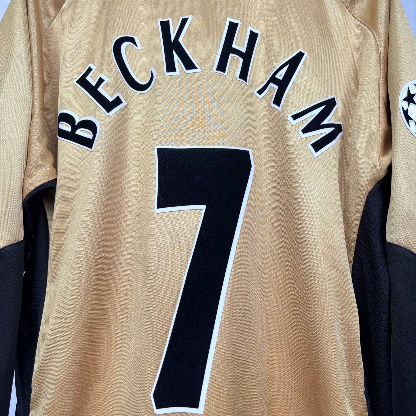 2001/02 Manchester United Centenary Longsleeve Shirt - Beckham - L