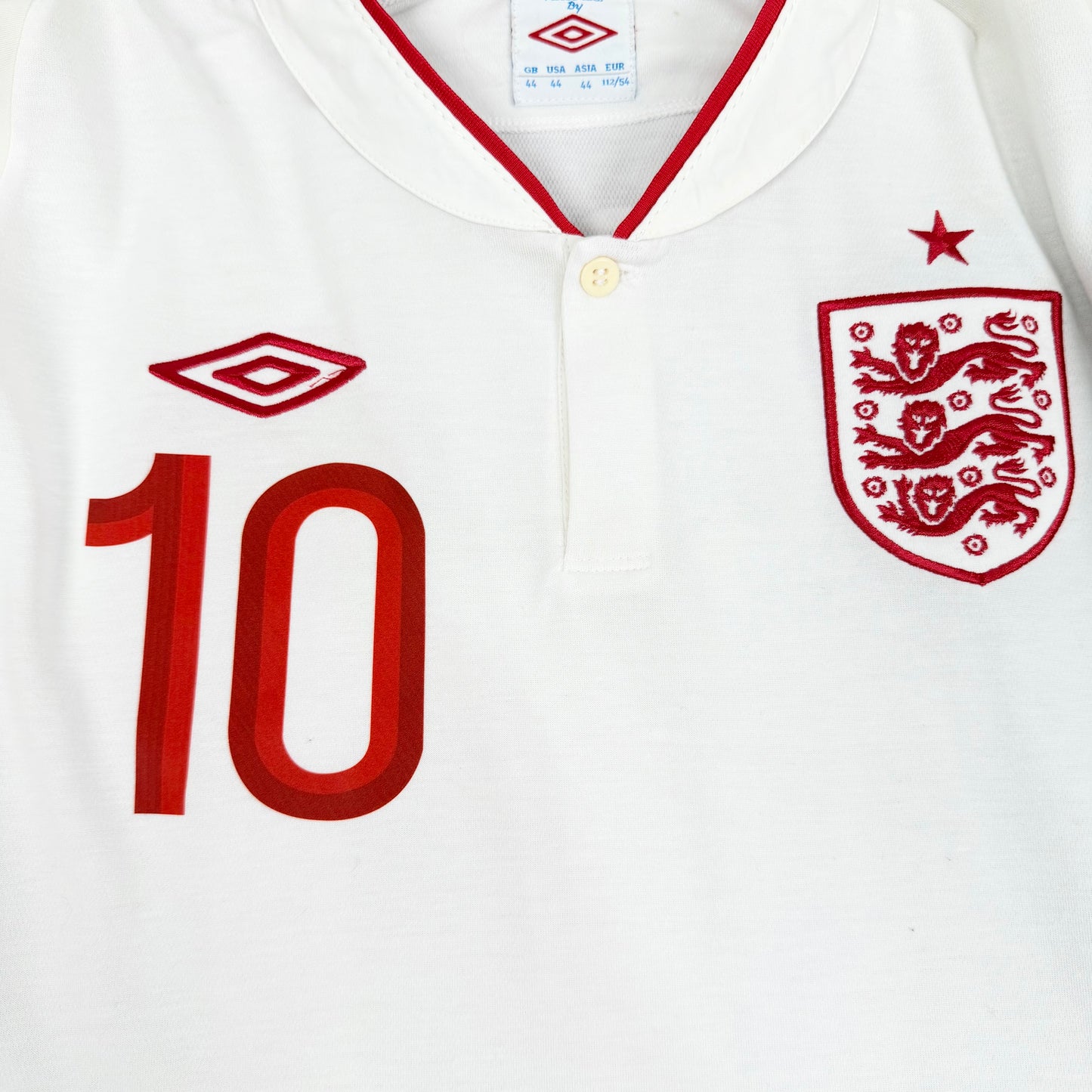 2012/13 England Home Shirt - Rooney - L