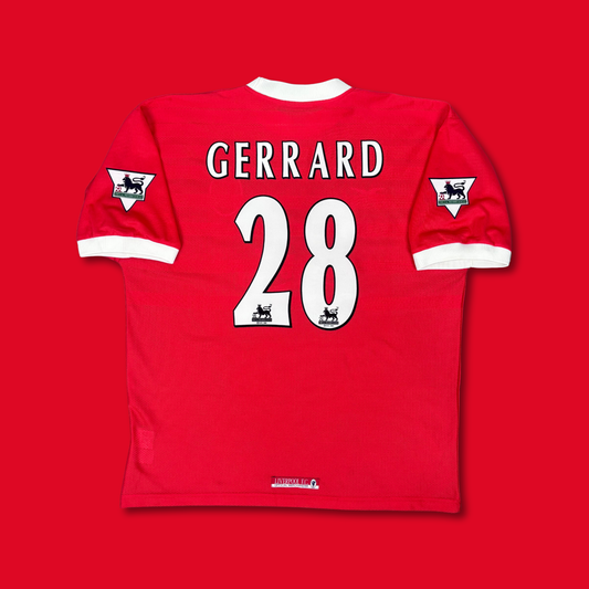 1998/99 Liverpool Home Shirt - Gerrard - XL