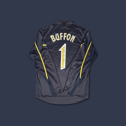 2003/04 Italy Home Longsleeve Shirt - Buffon - M