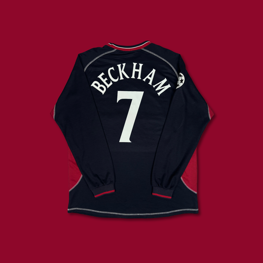 2000/01 Manchester United Third Longsleeve Shirt - Beckham - XL