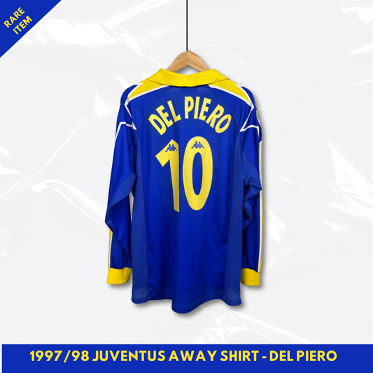 1997/98 Juventus Away Longsleeve Shirt - Del Piero - L