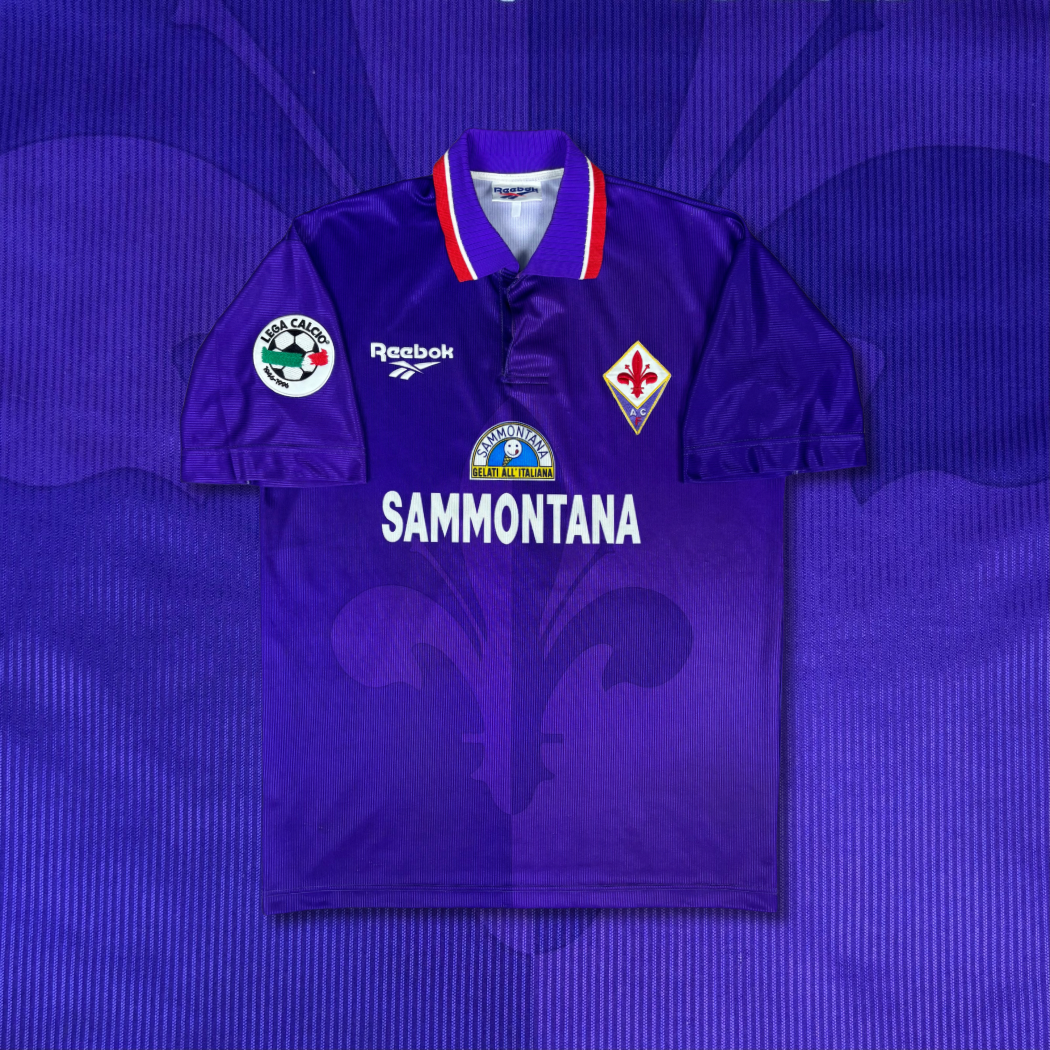 1995/96 Fiorentina Home Shirt - Batistuta - L