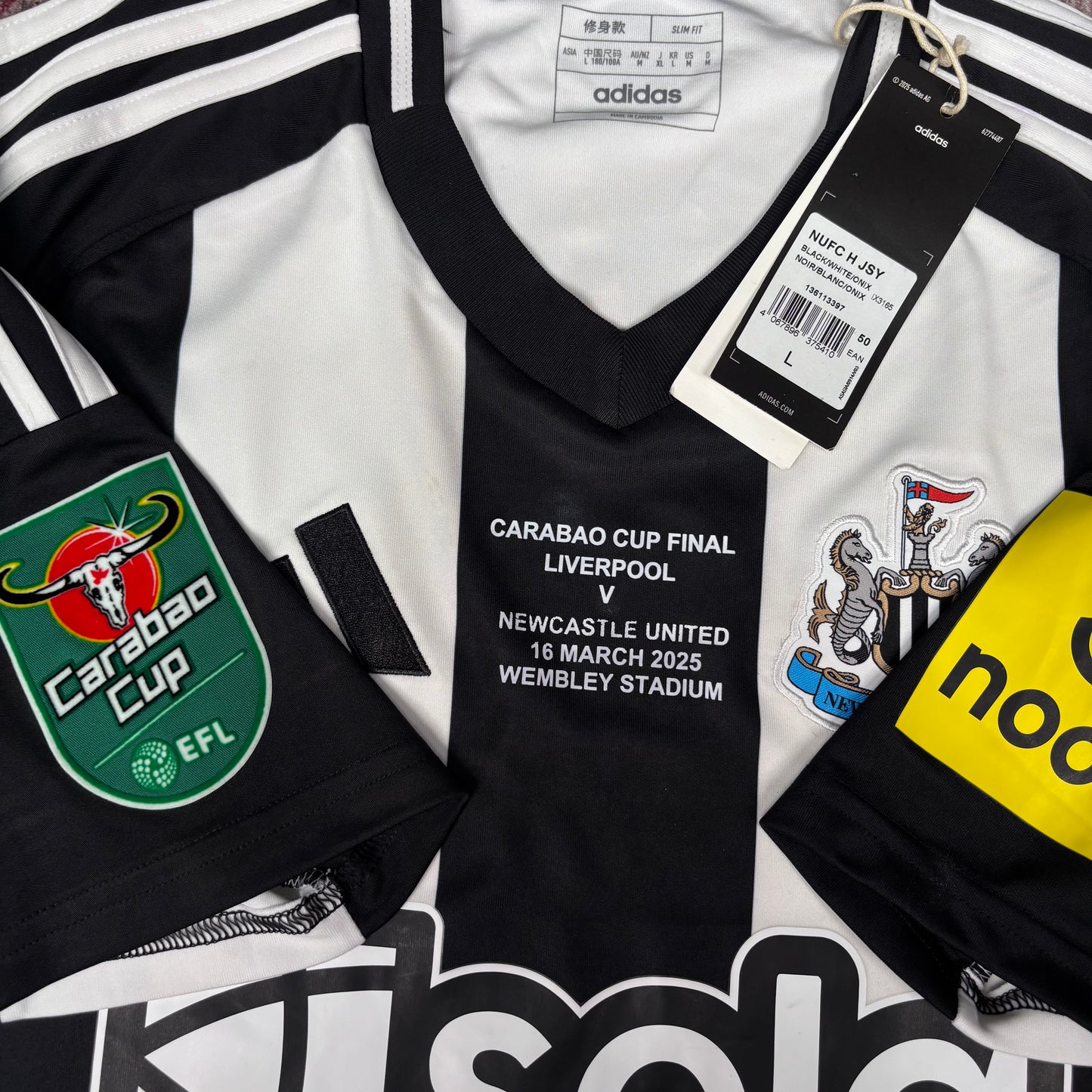 2024/25 Newcastle Home Signed Shirt - M - New with Tag