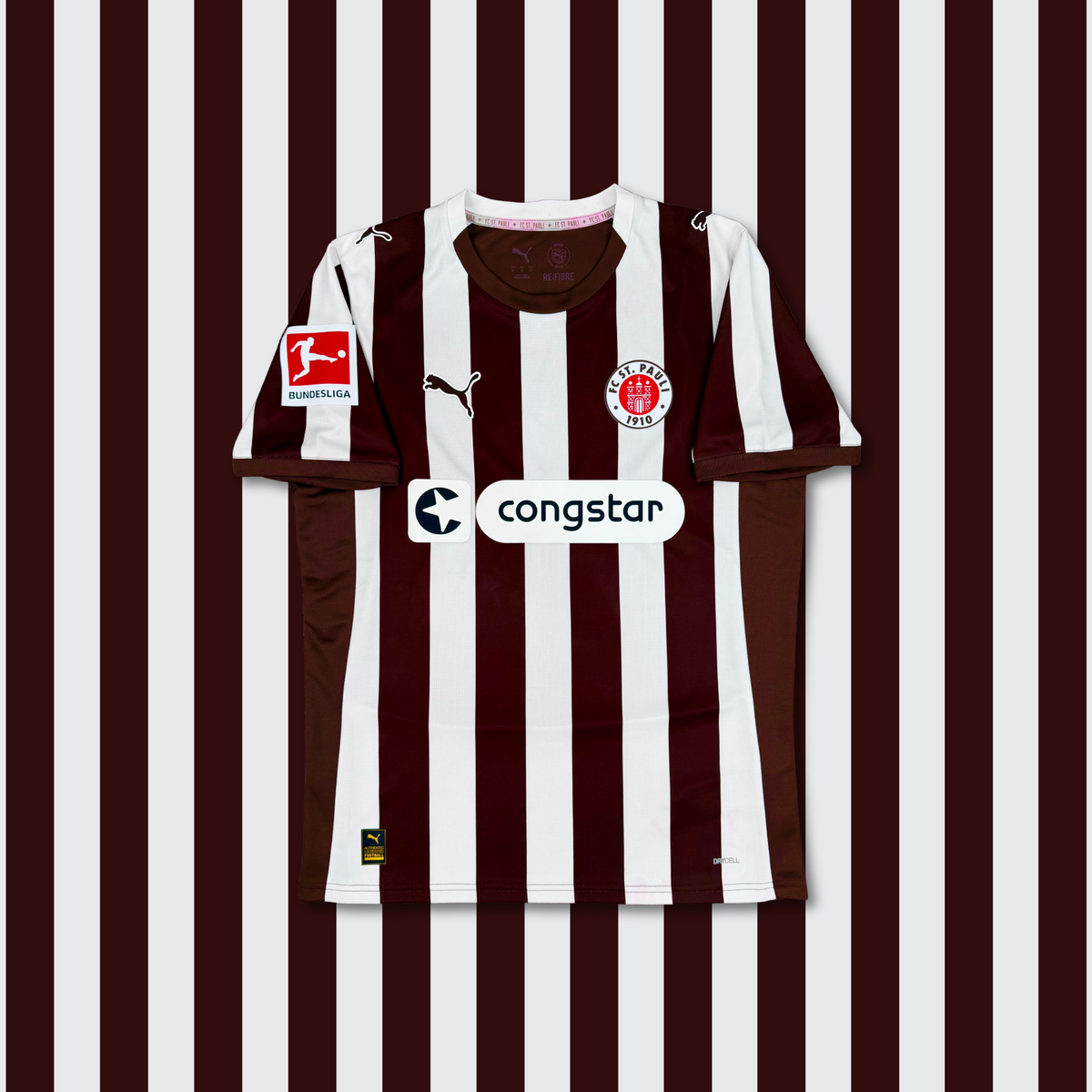2025/26 St Pauli Home Shirt - Irvine - M