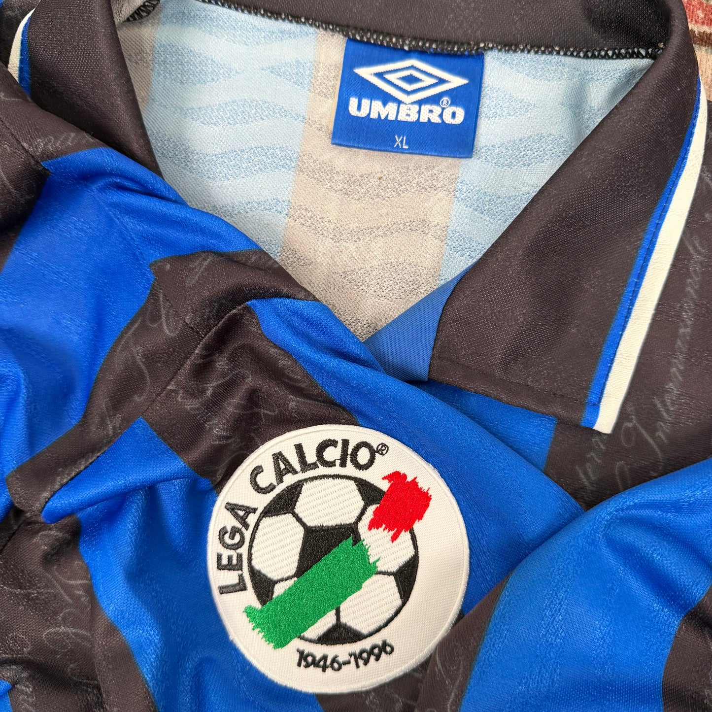 1996/97 Inter Milan Home Shirt - Djorkaeff - XL