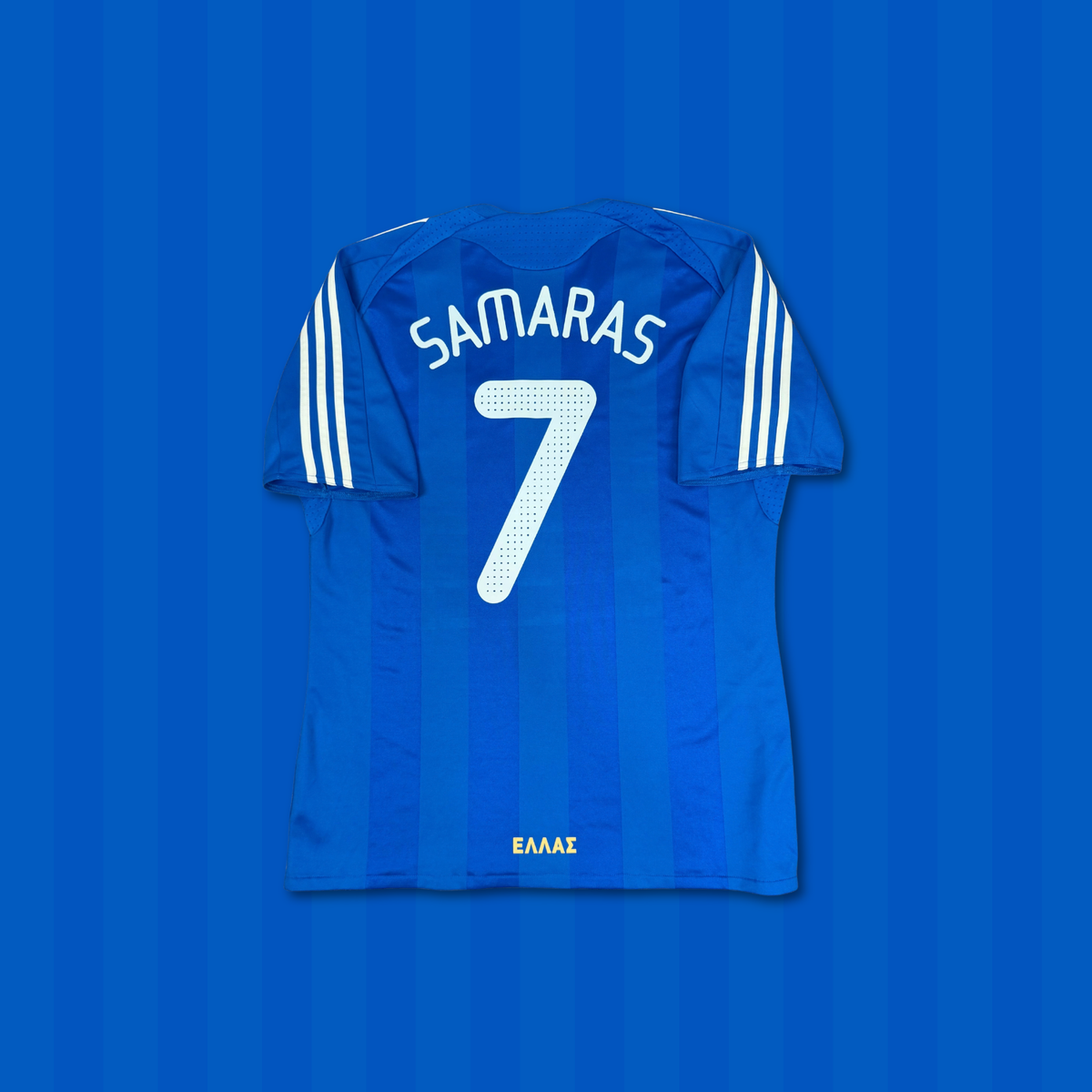 2008/09 Greece Home Shirt - Samaras - L