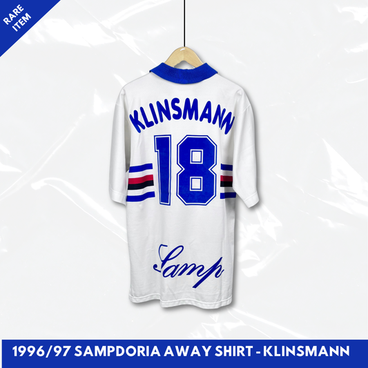1996/97 Sampdoria Away Shirt - Klinsmann - L