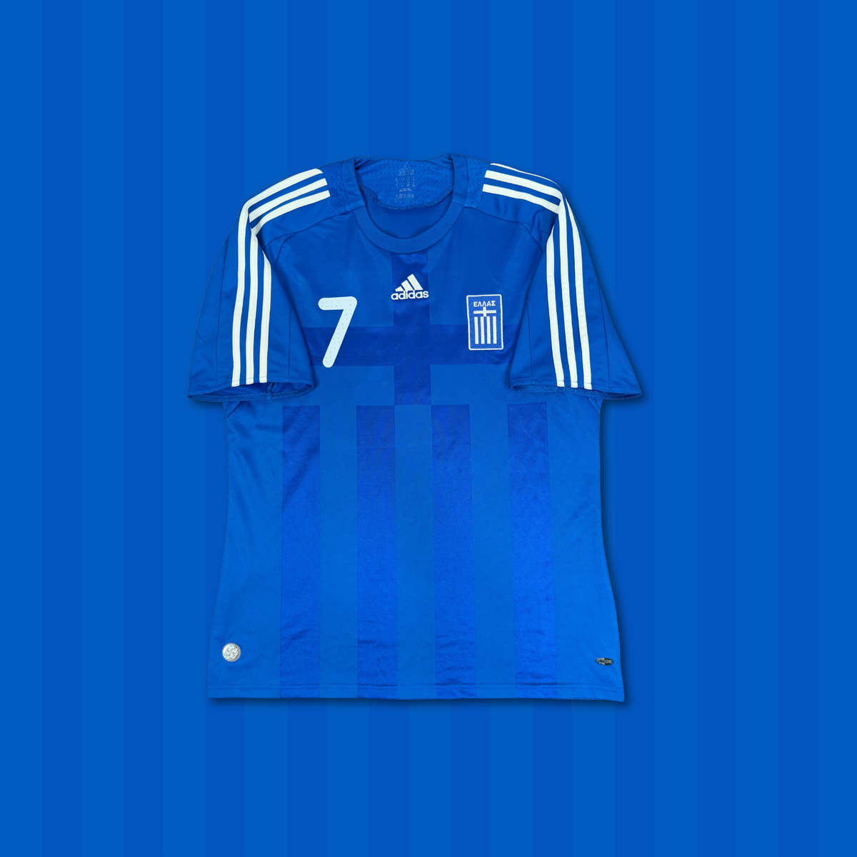 2008/09 Greece Home Shirt - Samaras - L