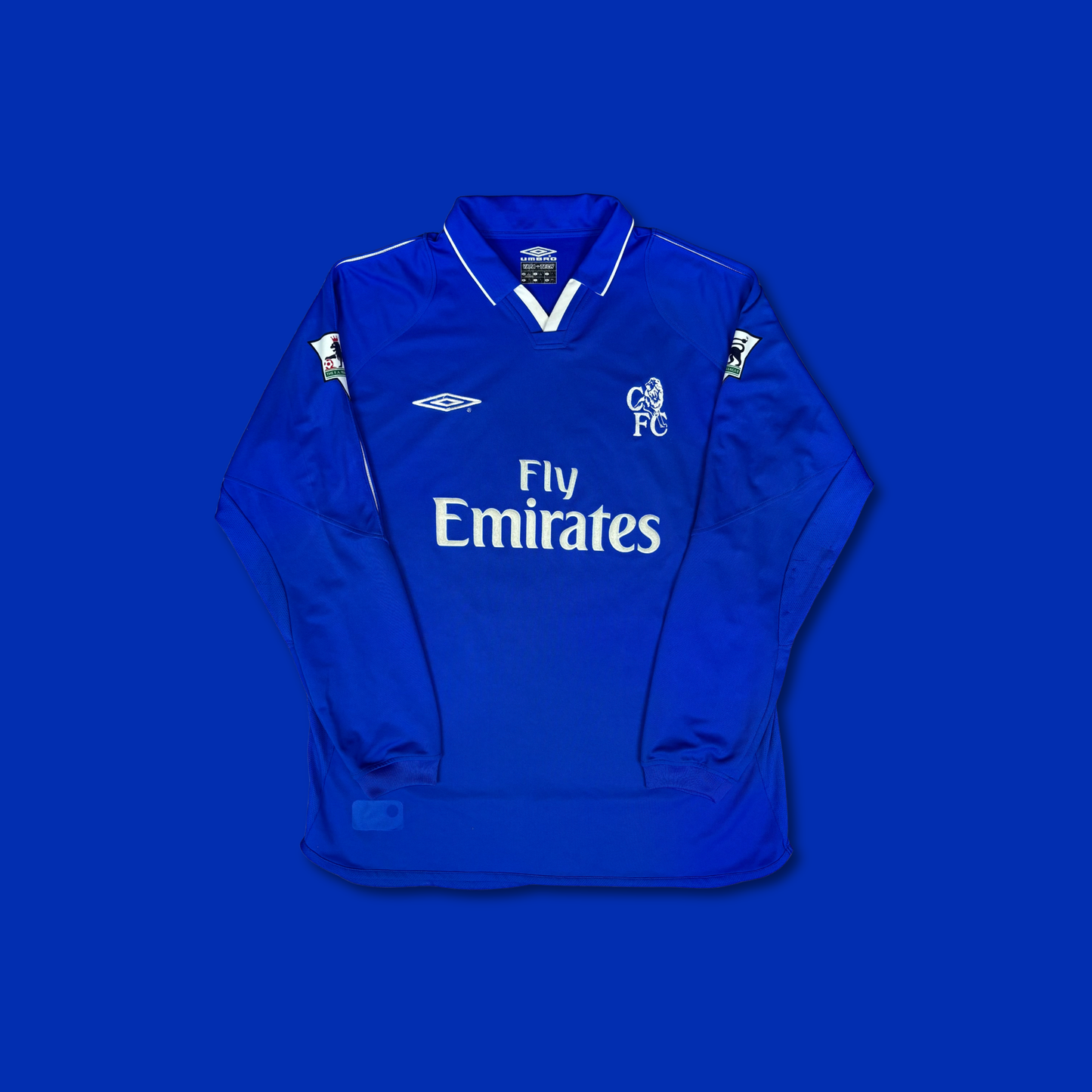 2001/02 Chelsea Home Shirt - Gudjohnsenn - L