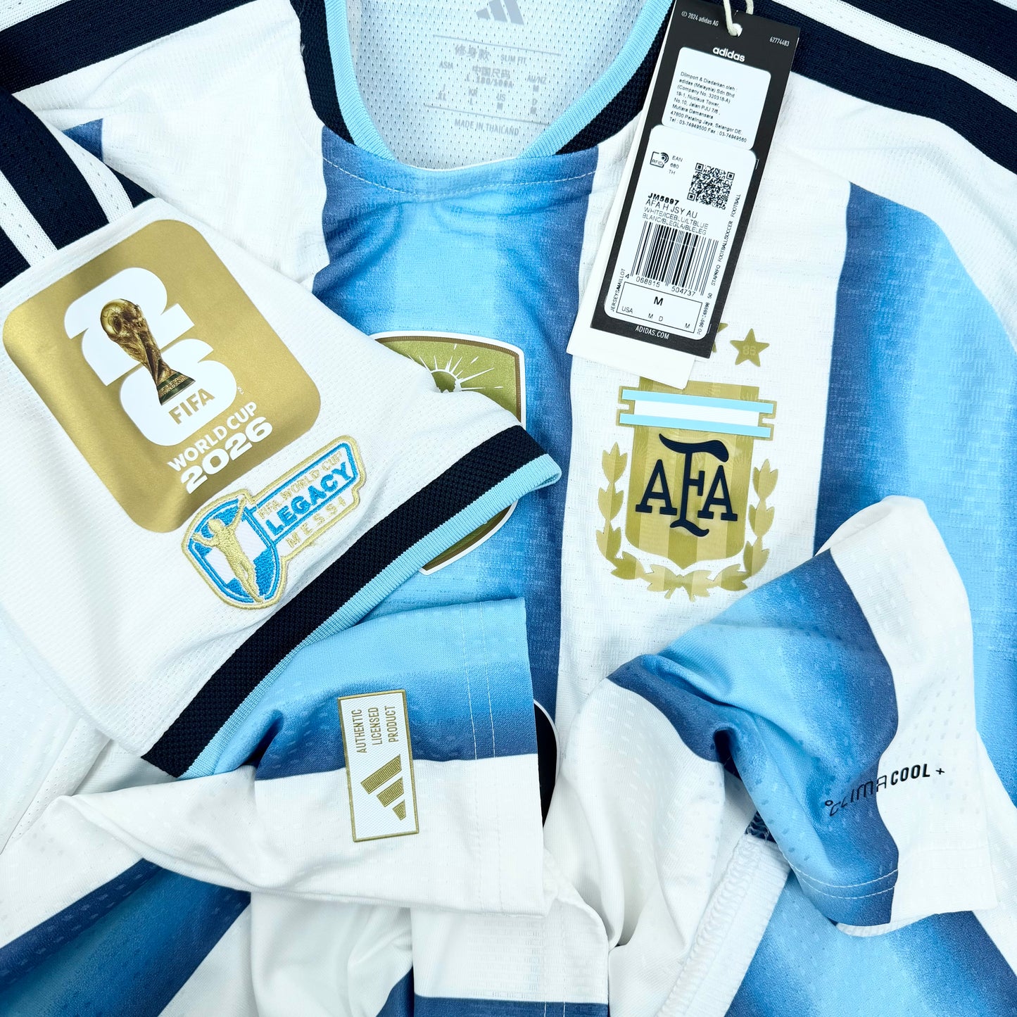 2026/27 Argentina Home Shirt - Player Issue - Messi - M - New with Tag