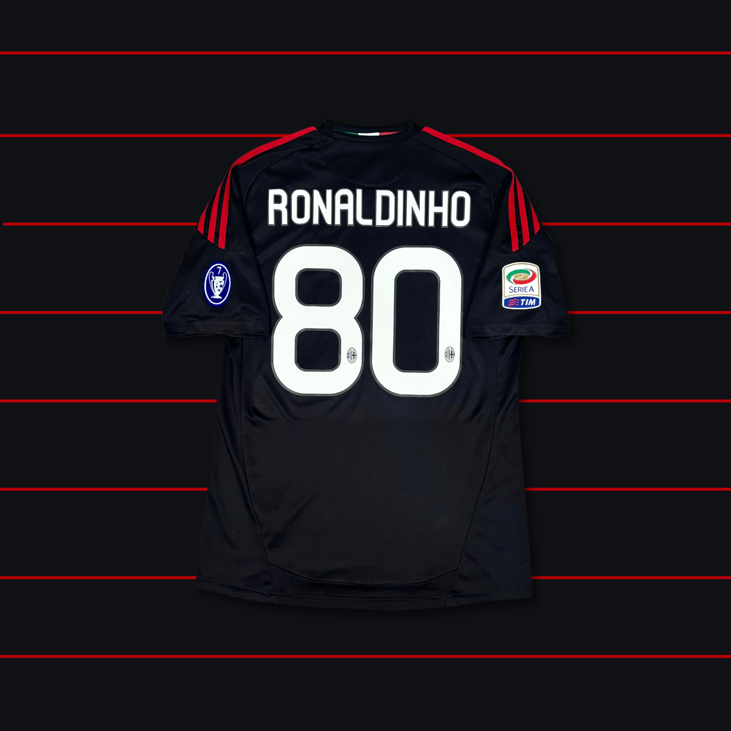 2010/11 AC Milan Third Shirt - Ronaldinho - M