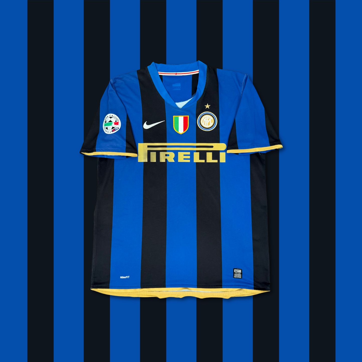 2008/09 Inter Milan Home Shirt - Materazzi - L