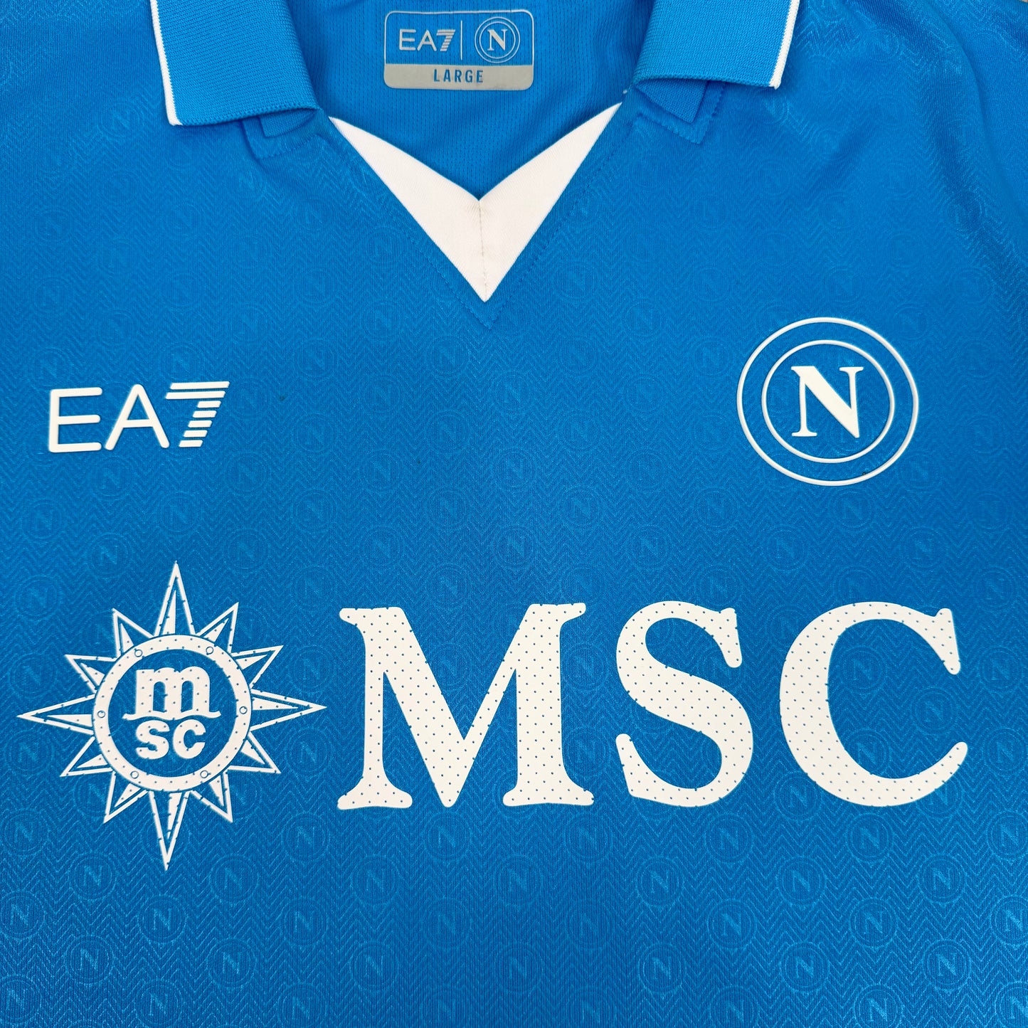 2025/26 SSC Napoli Home Shirt - Mctominay - L
