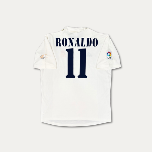 2002/03 Real Madrid Home Shirt - Ronaldo Nazario - L