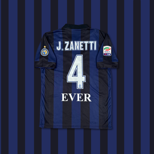 2013/14 Inter Milan Home Shirt - Javier Zanetti - M
