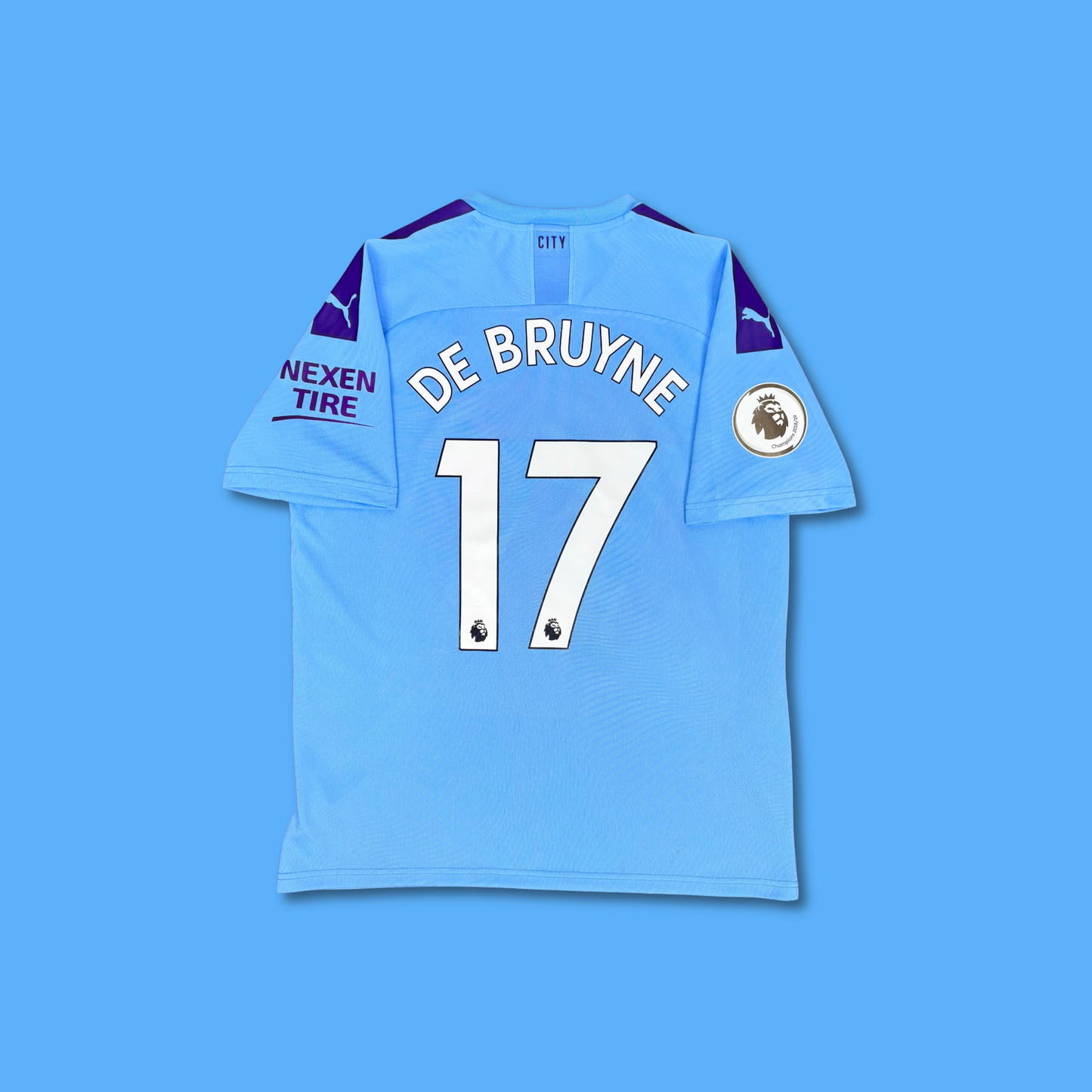 2019/20 Manchester City Home Shirt - De Bruyne- L