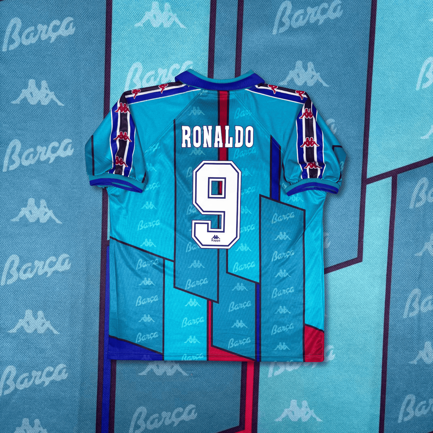 1996/97 Barcelona Away Shirt - Ronaldo Nazario - XL