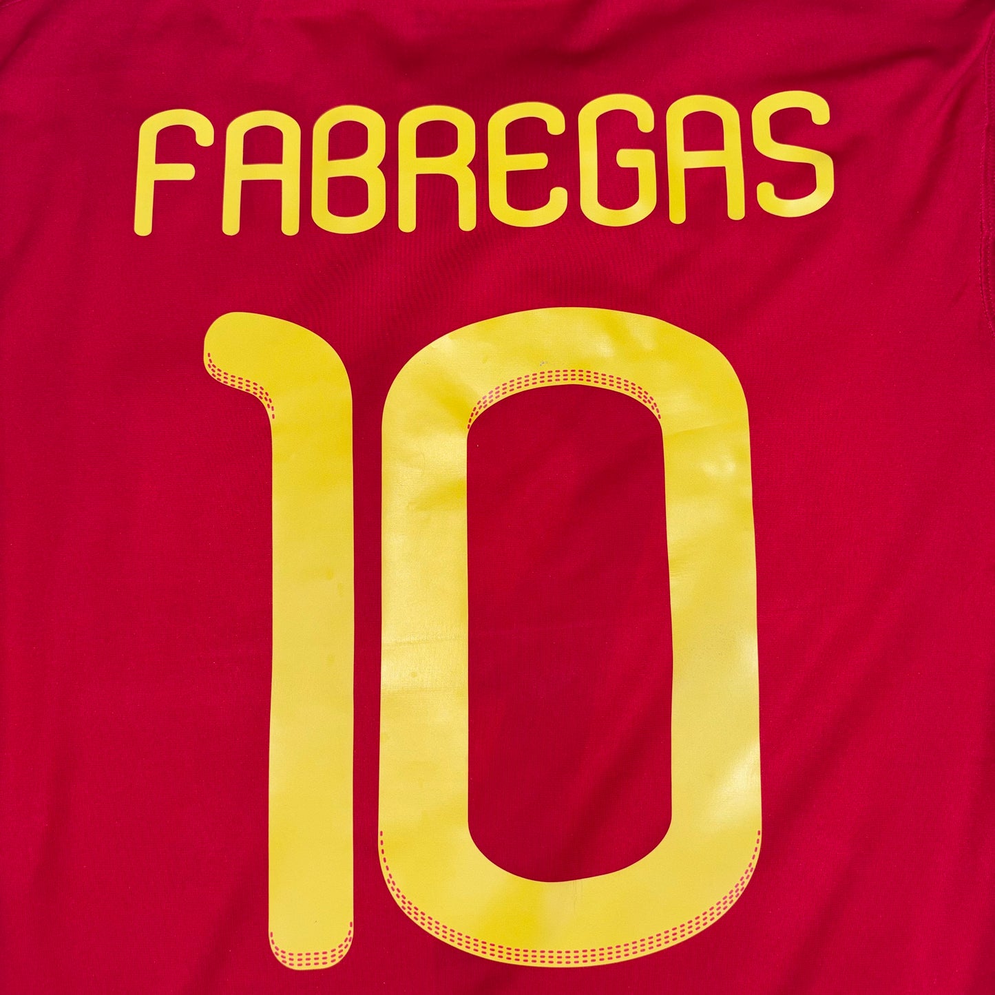 2010/11 Spain Home Shirt - Fabregas - M
