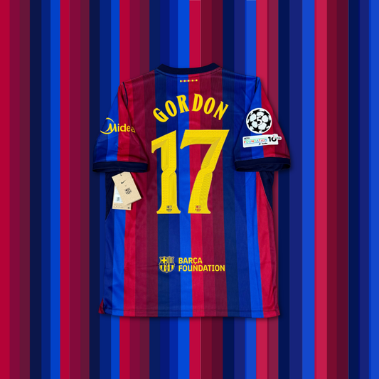 2026/27 Barcelona Home Shirt - Gordon - New with Tag - M