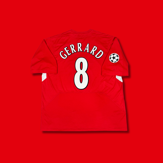 2005/06 Liverpool Home Shirt - Gerrard - XL