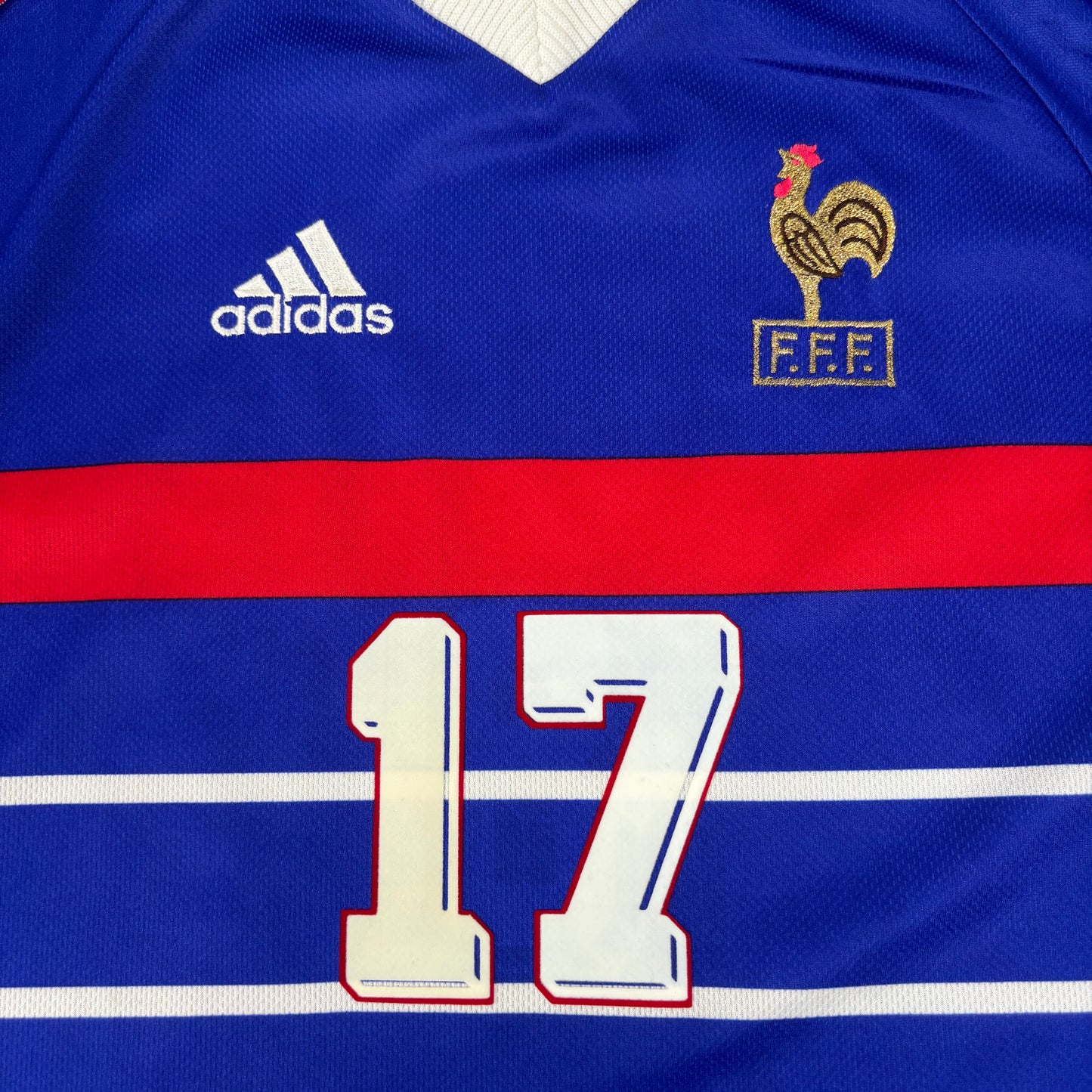 1998/99 France Home Shirt - Petit - L