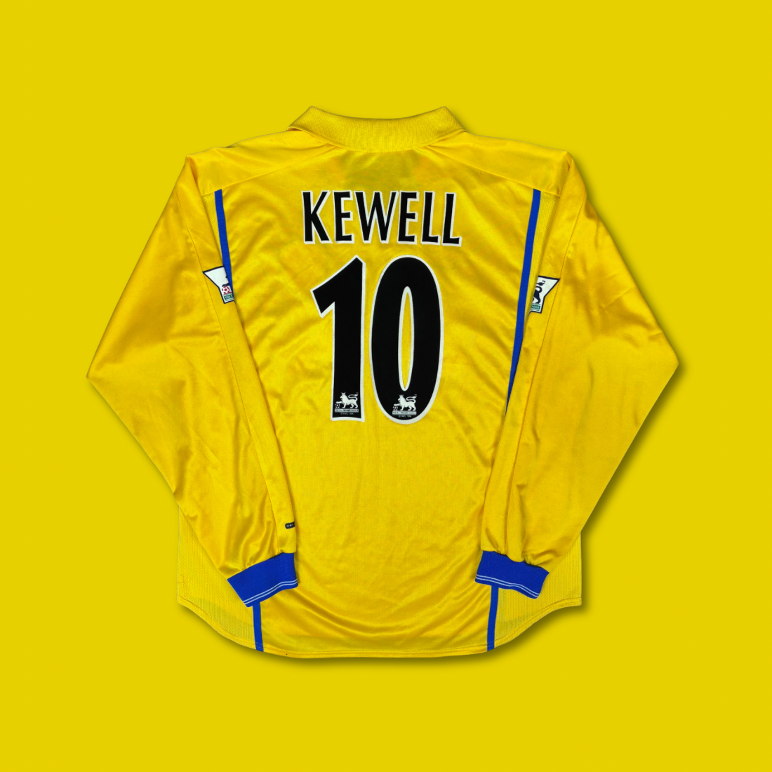 2000/01 Leeds United Away Longsleeve Shirt - Kewell - XL